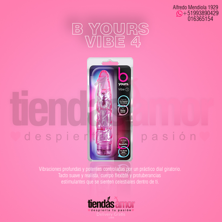 CONSOLADOR VIBRADOR FLEXIBLE Y SUAVE BYOURS VIBE 